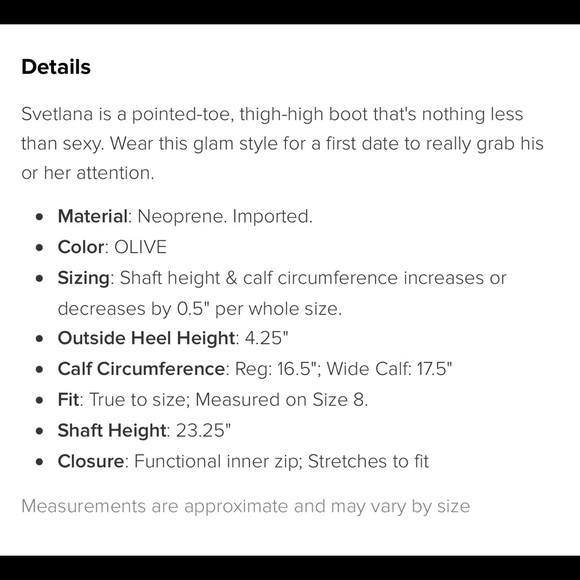 Olive Over the Knee Boots - Picture 7 of 7